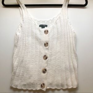 Wild fable white tank top